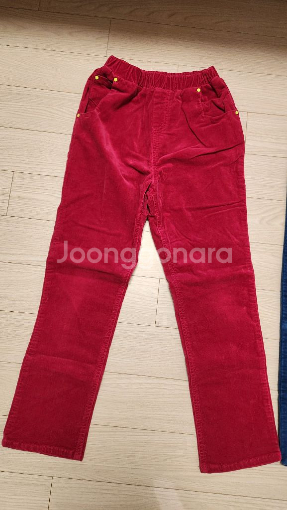 아동 코듀로이 바지 2벌 세트--2