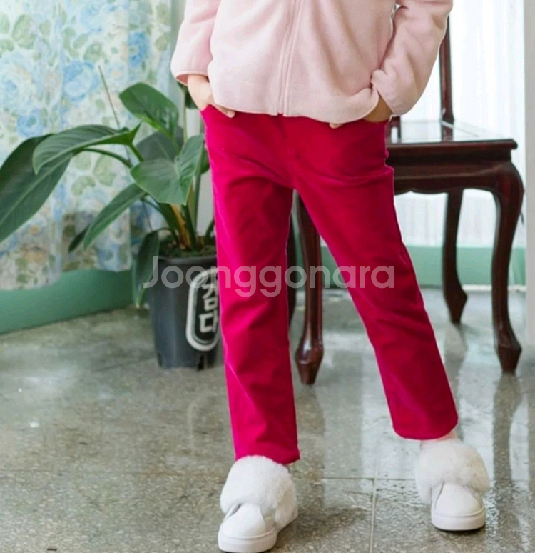 아동 코듀로이 바지 2벌 세트--6