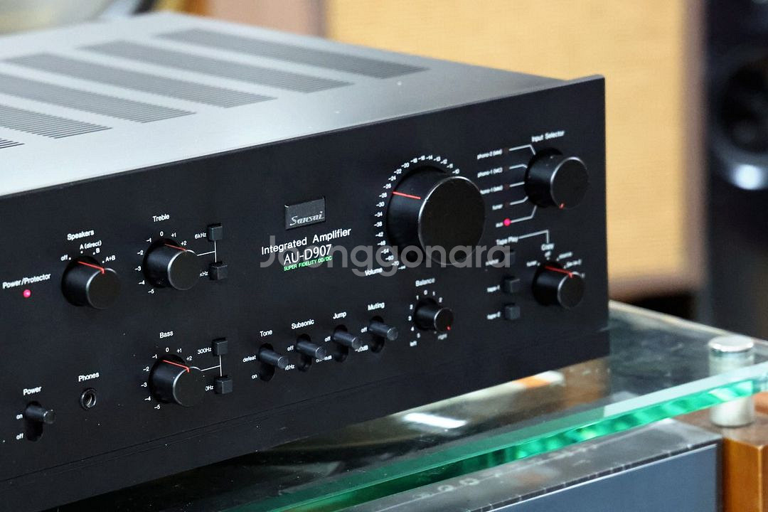 산수이 명기 AU-D907 인티앰프ㅡ민트급ㅡ--5