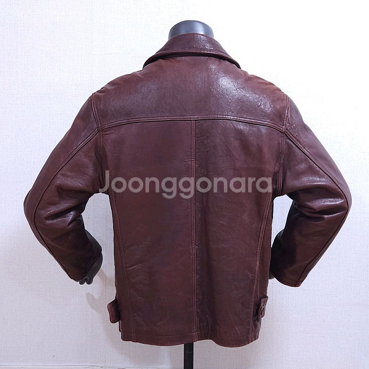 생로랑 가죽 자켓--2