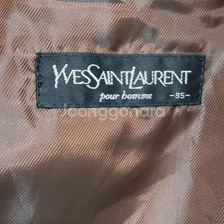 생로랑 가죽 자켓--6