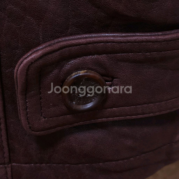 생로랑 가죽 자켓--5