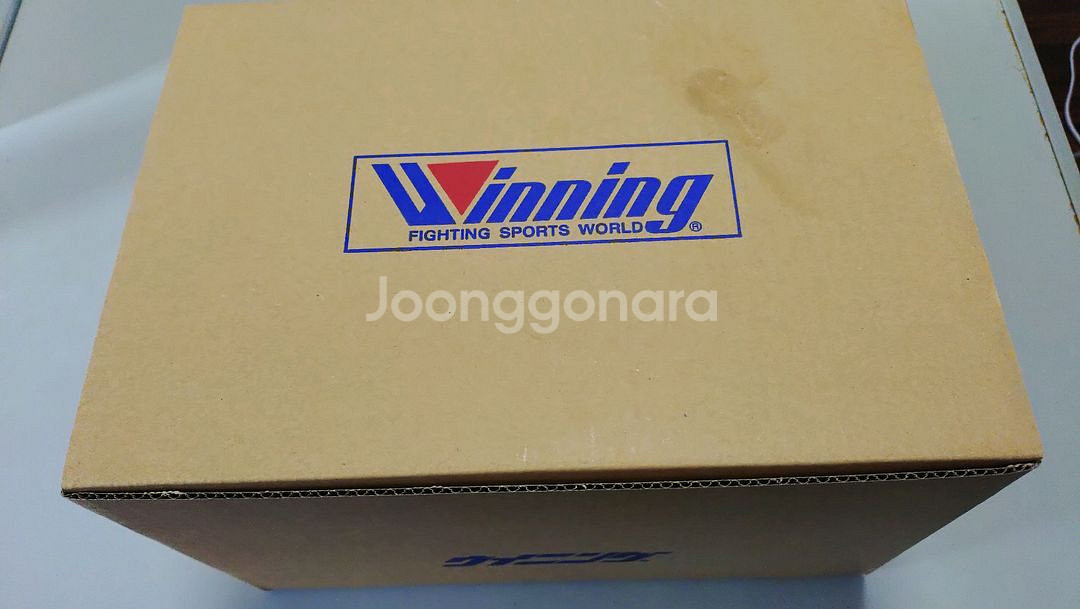 위닝 스파링세트 화이트컬러 (14온스 레이스+코보로 헤드기어 라지사이즈)--4