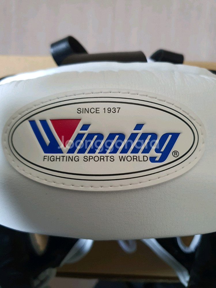 위닝 스파링세트 화이트컬러 (14온스 레이스+코보로 헤드기어 라지사이즈)--7