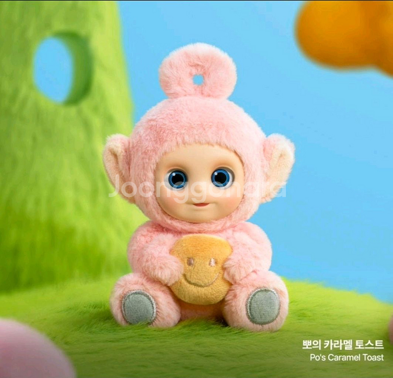 새상품) 팝마트 안녕 텔레토비 인형 키링 뽀 토스트--0