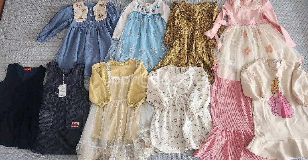 여아 원피스 6벌 세트--0