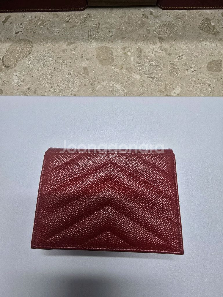 입생로랑 모노그램 마틀라세 반지갑 팝니다--7