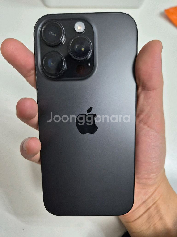 아이폰16프로 256기가 티타늄블랙--0