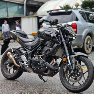 야마하 MT03 20년식 2만4천KM 아크라 구변완료