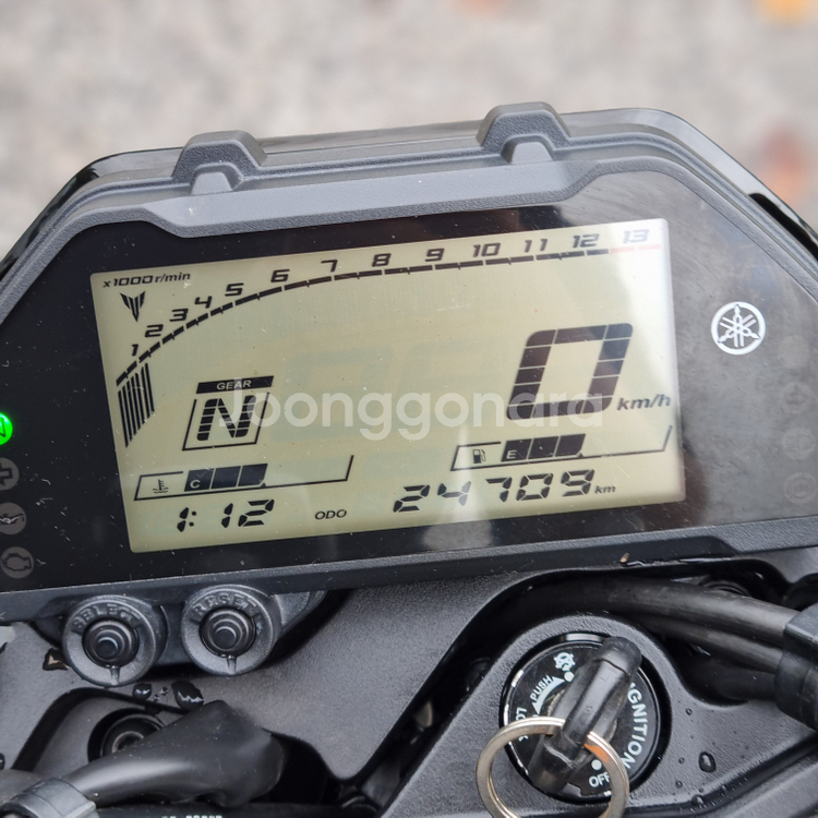 야마하 MT03 20년식 2만4천KM 아크라 구변완료--9