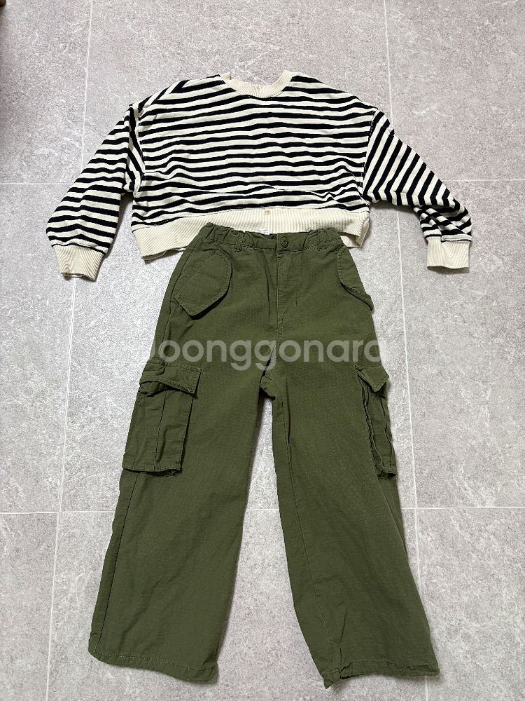 리틀뎁 맨투맨, 바지 세트 xs--0