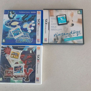 포켓몬 Y,알파사파이어 등 닌텐도겜 4개