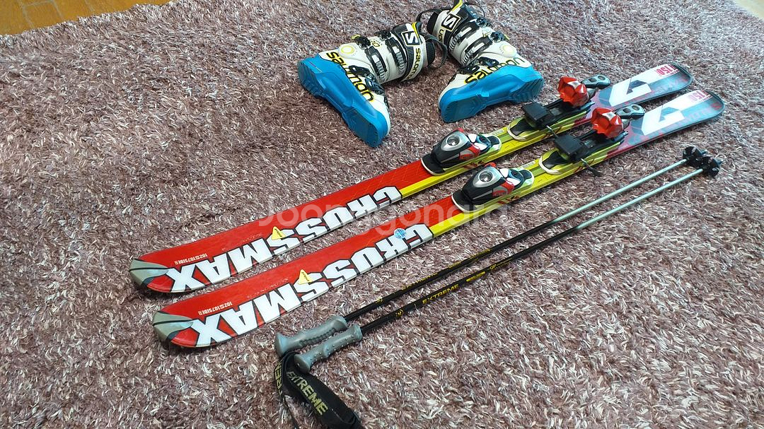 살로몬 스키 세트(스키150cm, 부츠250~255MM)--0