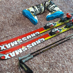 살로몬 스키 세트(스키150cm, 부츠250~255MM)