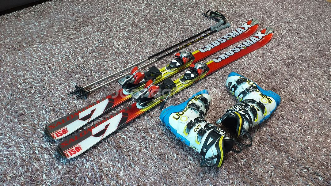 살로몬 스키 세트(스키150cm, 부츠250~255MM)--2