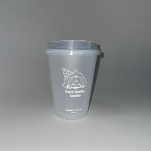 [단순개봉 미사용] 공차 쿠키런 리유저블 텀블러 퓨어 바닐라 쿠키