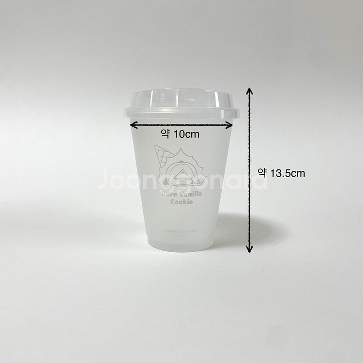 [단순개봉 미사용] 공차 쿠키런 리유저블 텀블러 퓨어 바닐라 쿠키--6
