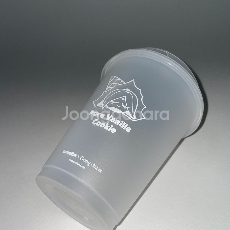 [단순개봉 미사용] 공차 쿠키런 리유저블 텀블러 퓨어 바닐라 쿠키--3