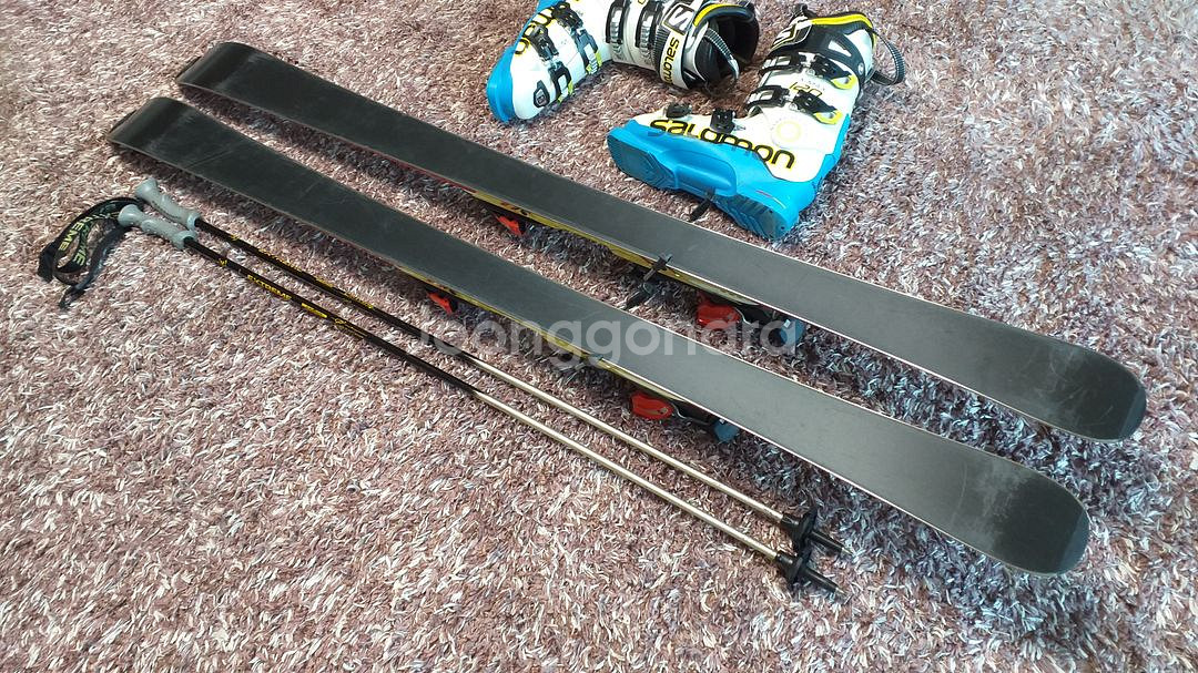 살로몬 스키 세트(스키150cm, 부츠250~255MM)--6