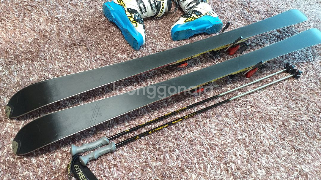 살로몬 스키 세트(스키150cm, 부츠250~255MM)--8