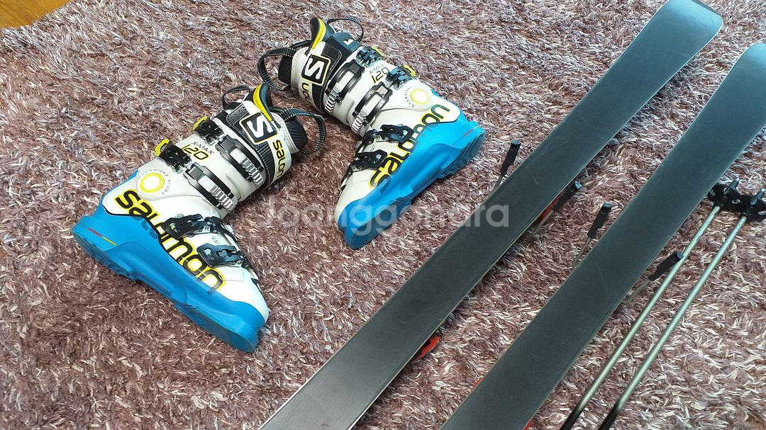 살로몬 스키 세트(스키150cm, 부츠250~255MM)--9