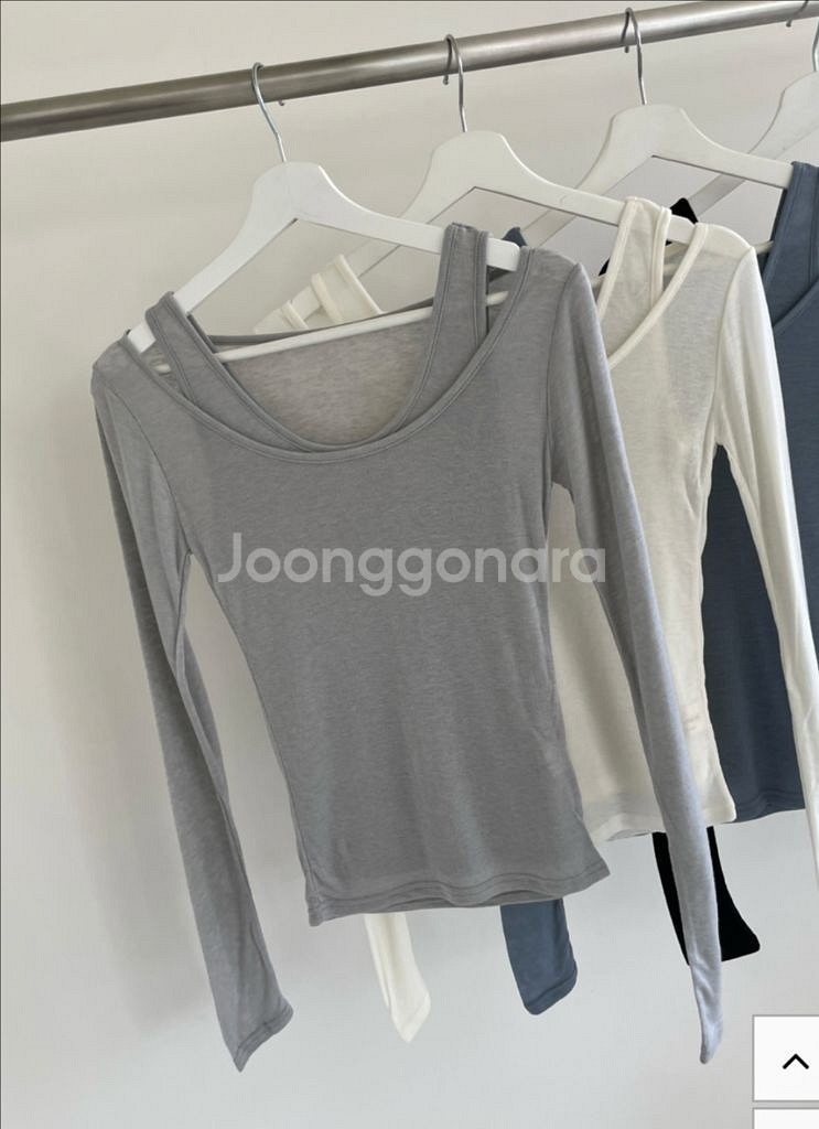 텐샐 레이어드 티셔츠 새상품--2