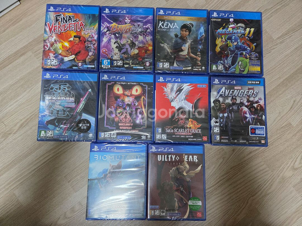 PS4 게임 타이틀 새제품(미개봉) 10종--0