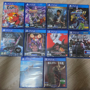 PS4 게임 타이틀 새제품(미개봉) 10종