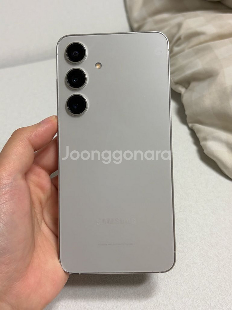 갤럭시 s24 256GB 마블그레이 실버 S급--11