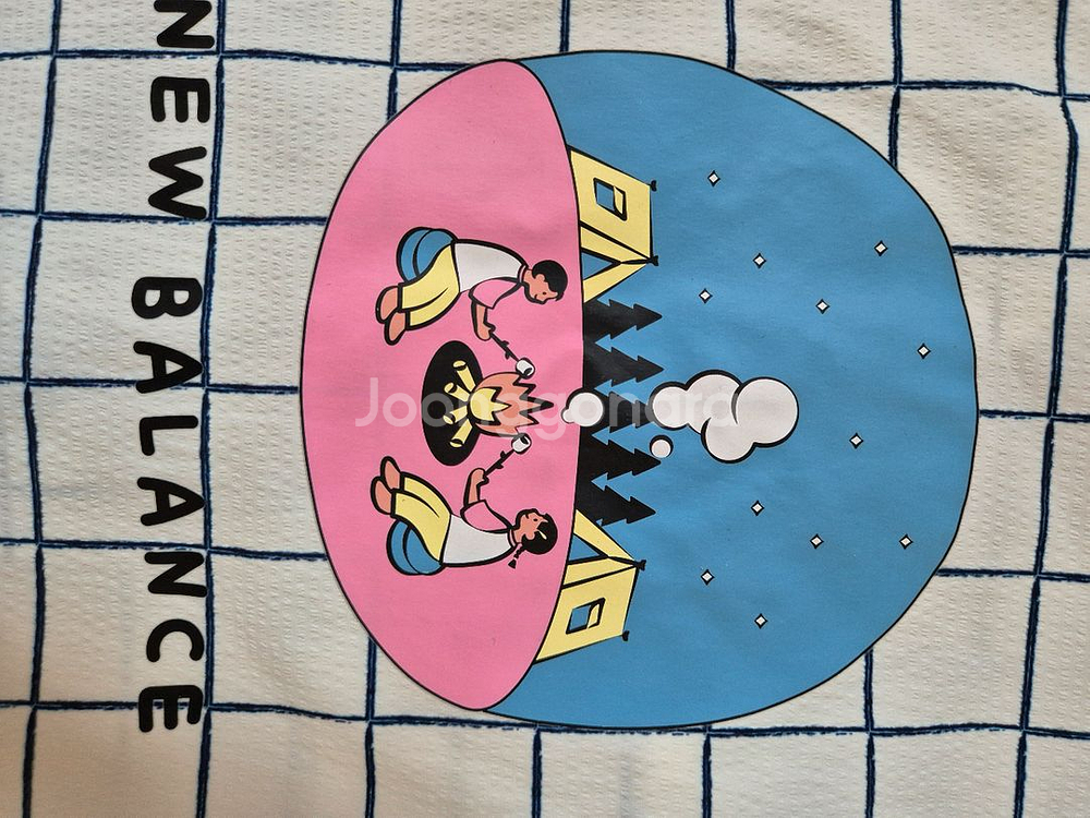 뉴발란스 키즈 오이뮤 시어서커 상하복 100--2