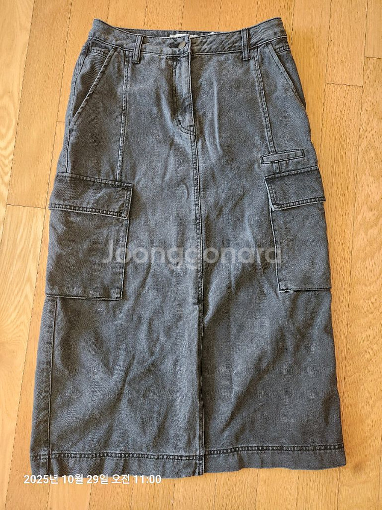 스튜디오톰보이 카고 데님 스커트--0
