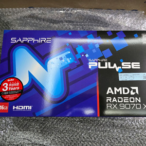 ( 인 천 )사파이어 펄스 RX 9070 XT 그래픽카드 판매 합니다
