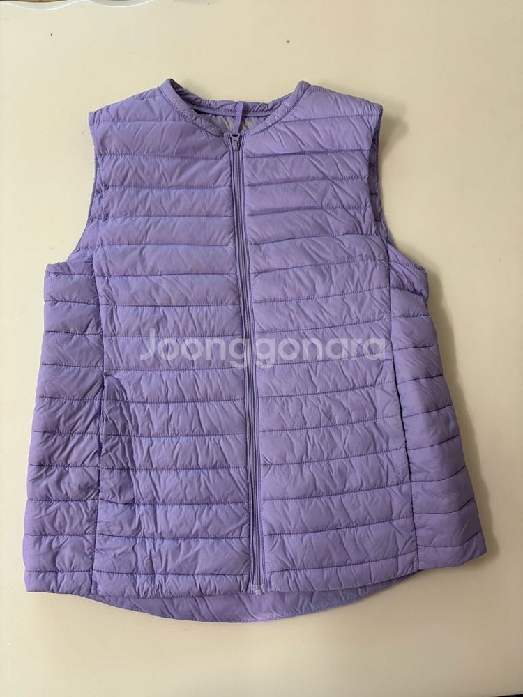 여아 키즈 경량패딩 조끼 160, 키즈 구스 다운 조끼--0