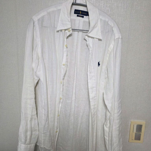 폴로 린넨셔츠 화이트m 커스텀핏
