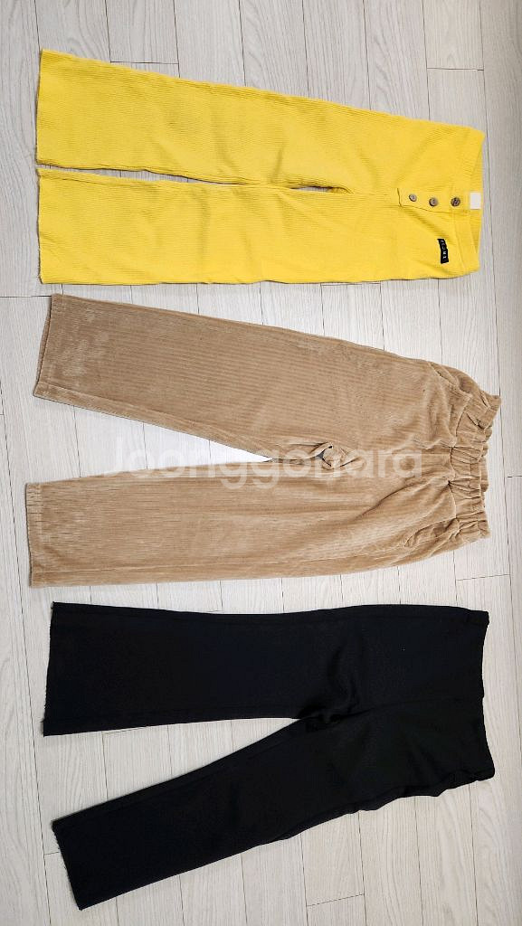 자라키즈.등 겨울바지 일괄3벌.사이즈120--0