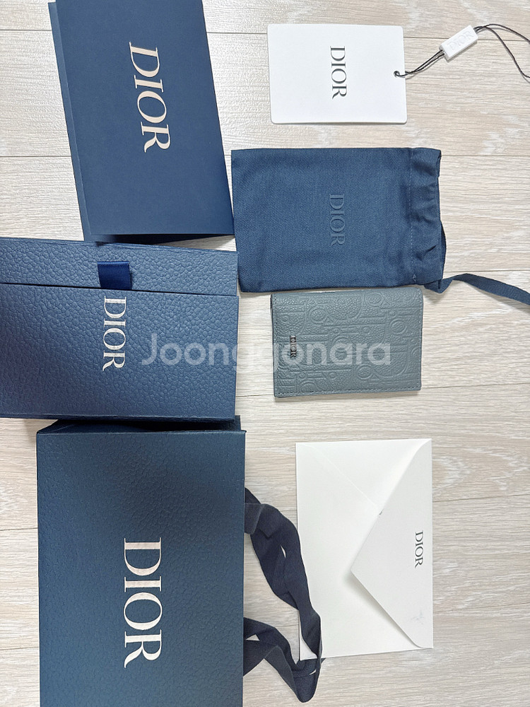디올 버티컬 2단 카드지갑--2