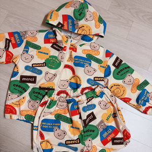 돗투돗 바람막이+반바지 세트 (새상품급)