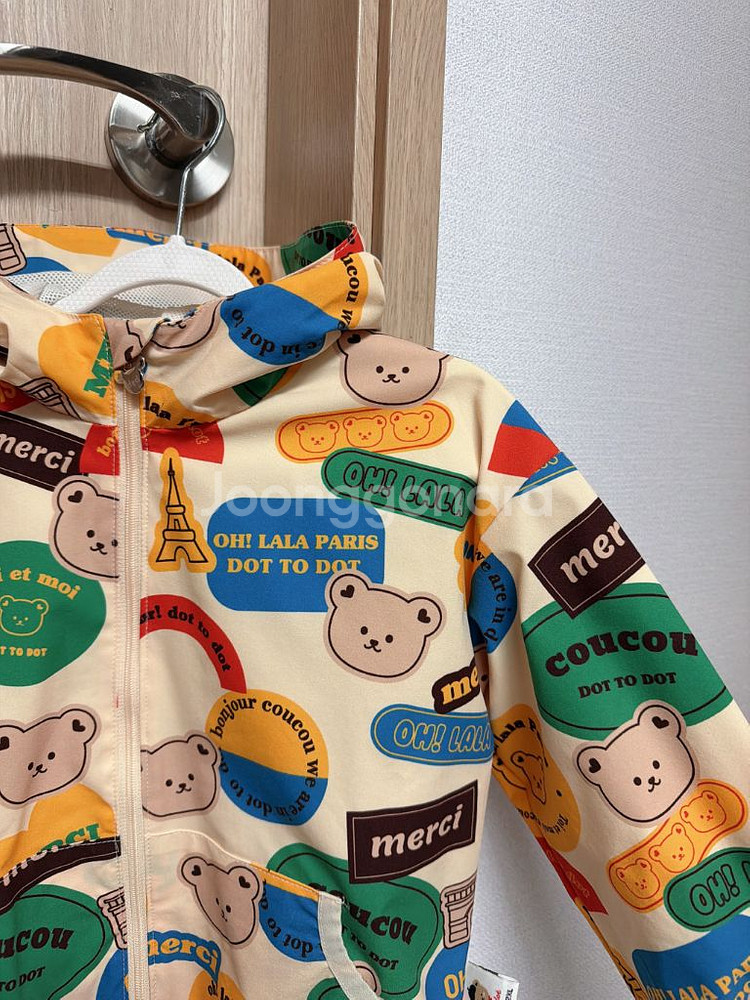 돗투돗 바람막이+반바지 세트 (새상품급)--5