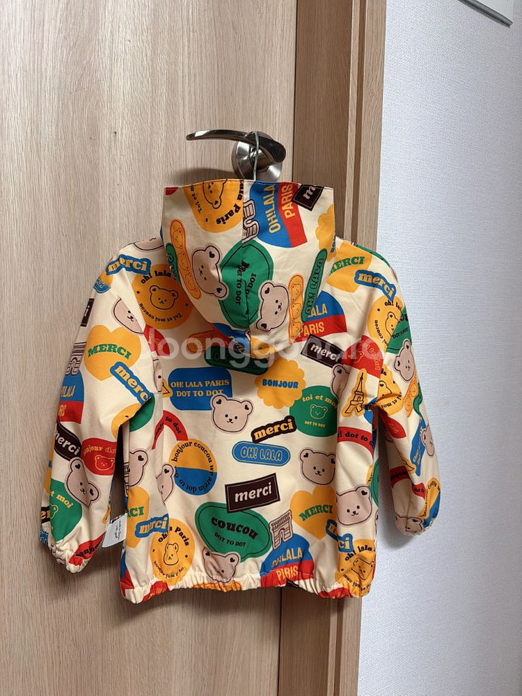 돗투돗 바람막이+반바지 세트 (새상품급)--4