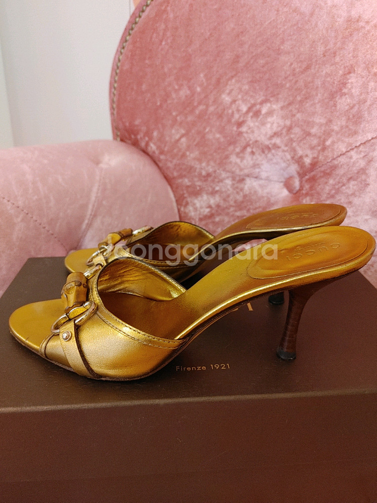 정품- 구찌 슬리퍼힐--1