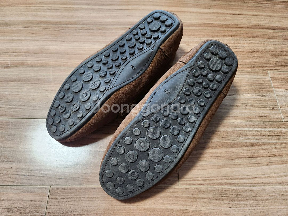 엠무크 스웨이드 로퍼 230 털신발--1