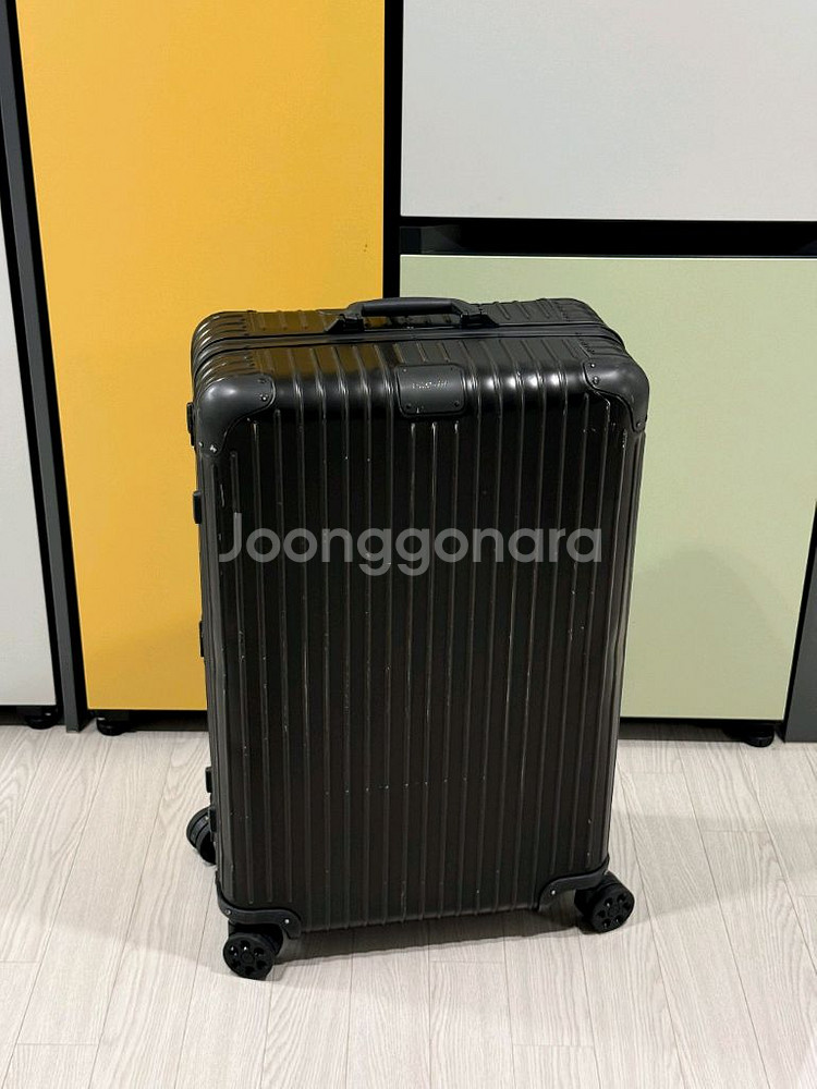 리모와 오리지널 블랙 체크인L--0