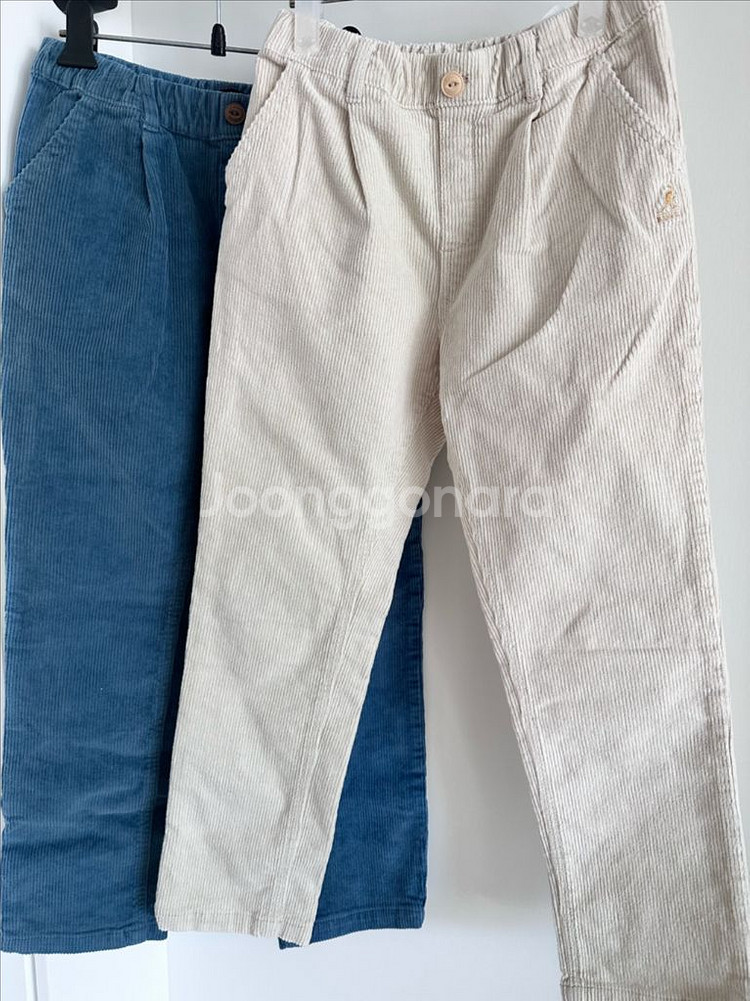 캉골. 아동 코듀로이 바지 4벌함께--2