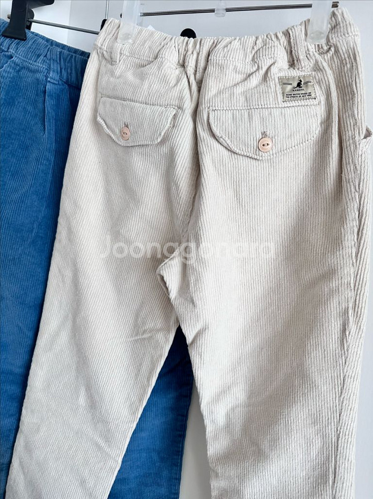 캉골. 아동 코듀로이 바지 4벌함께--3
