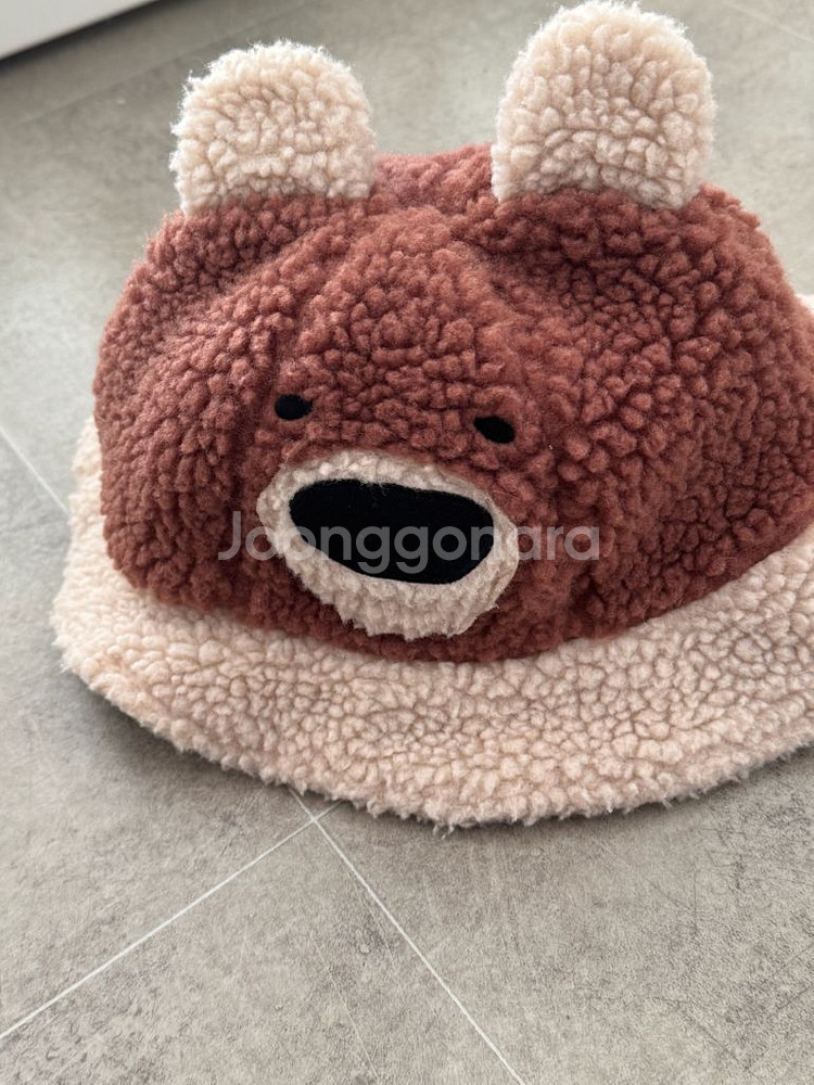 꽁떼레베 곰두리 모자 곰돌이 모자--1