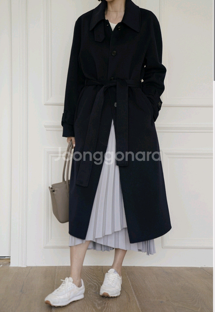 [새제품]유메르 마르노코트 딥네이비--0