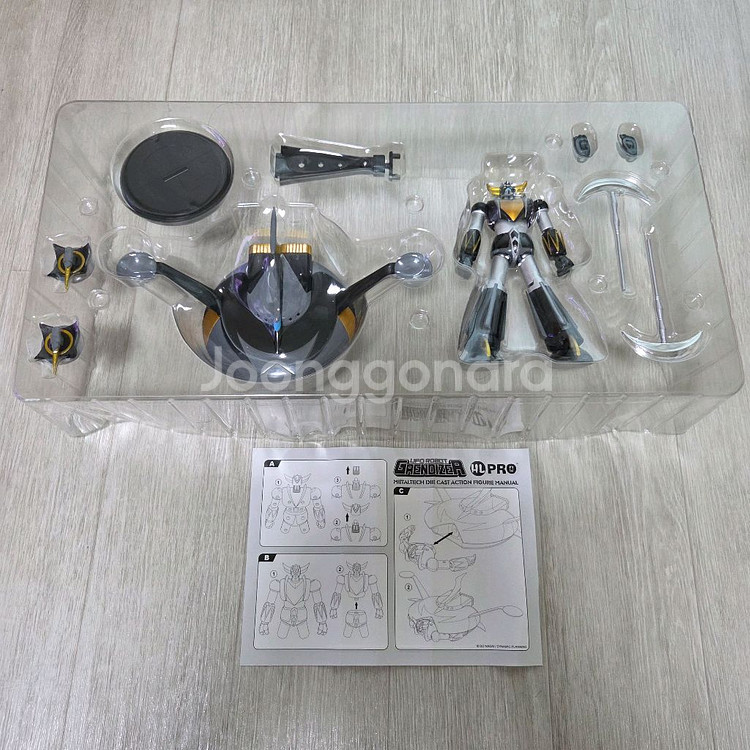 HLPRO 메탈테크 다이캐스트 그랜다이저 UFO 로봇 블랙한정판--1