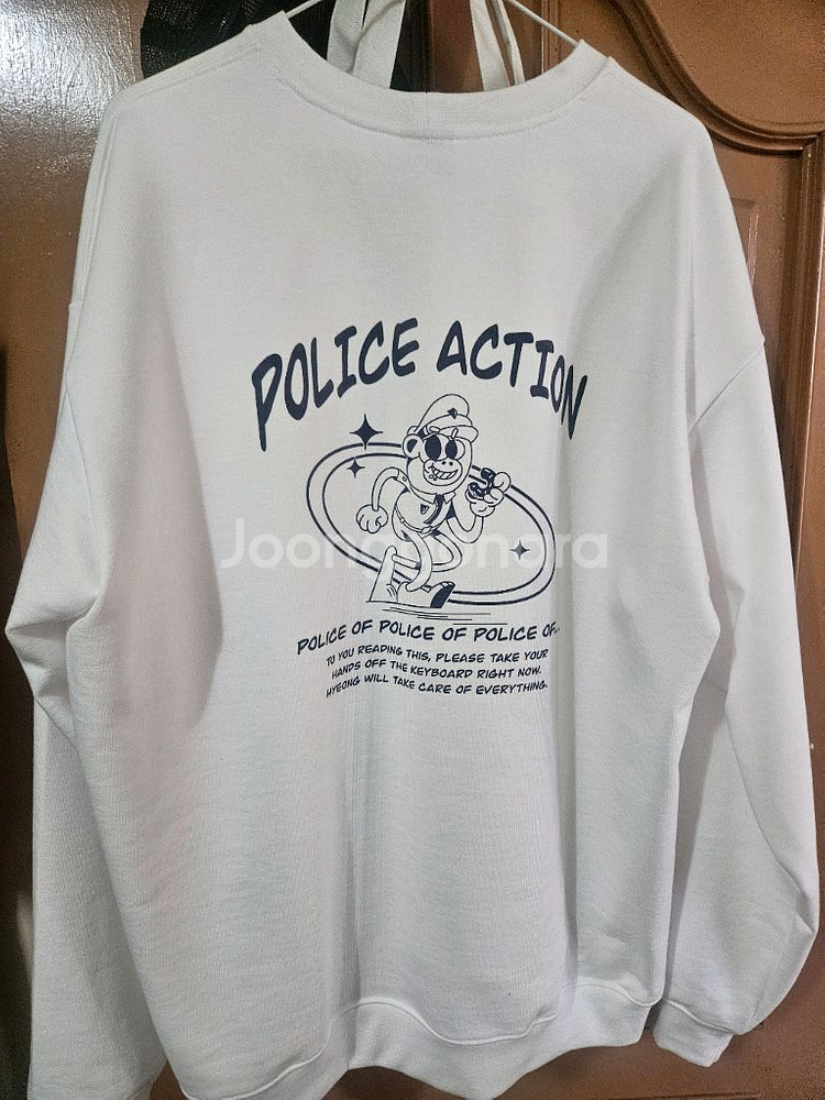 우왁굳즈 경찰행동 맨투맨 XL--3