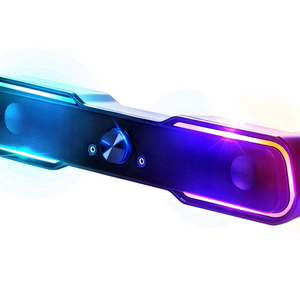 팝니다)로이체 2채널 레인보우 LED 게이밍 사운드바