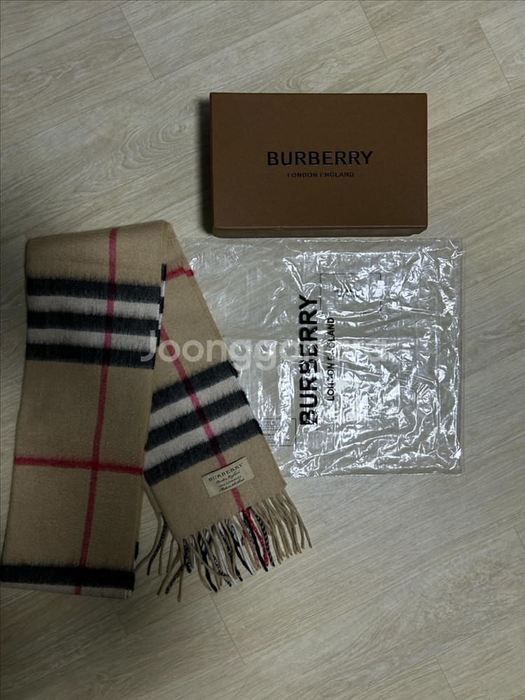 버버리 캐시미어 머플러--0